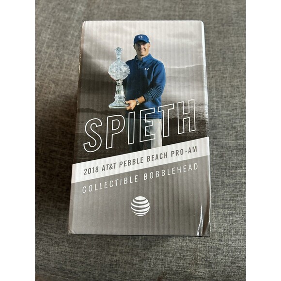 Jordan Spieth Bobblehead 2018 AT&T Pebble Beach Pro Am Unopened New - Picture 2 of 6
